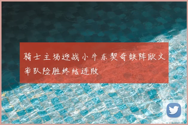 骑士主场迎战小牛东契奇缺阵欧文率队险胜终结连败