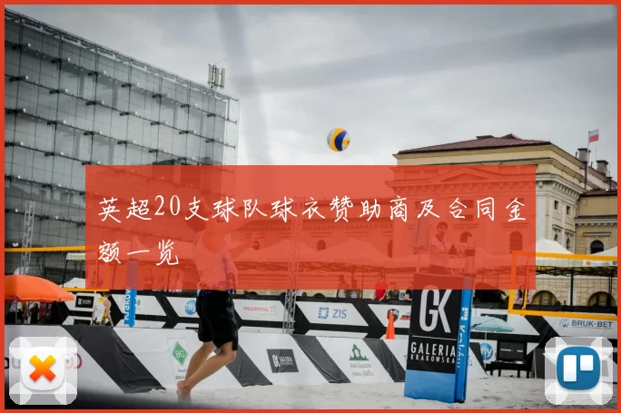 英超20支球队球衣赞助商及合同金额一览